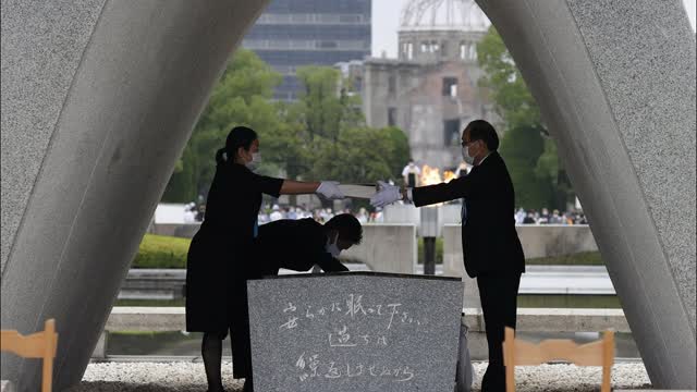 LIVE: View of Atomic Bomb Dome at Hiroshima Peace Park