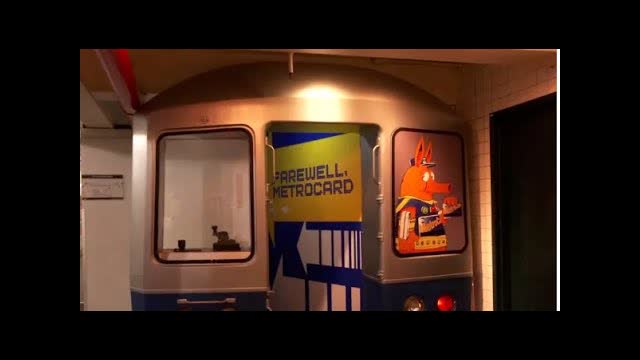 NYC Transit Museum: Metro Card Farewell Exhibit