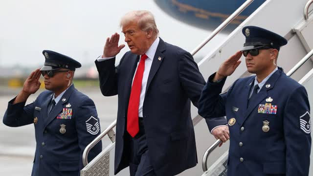 LIVE: Trump Arrives at Joint Base Andrews After 2nd State Visit to UK