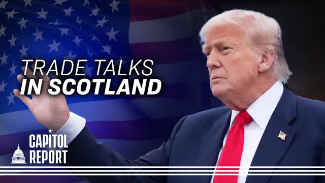 Trump Visits Scotland to Meet UK, EU Leaders, Says...