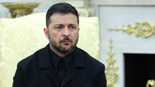 Ukraine's Zelenskyy Speaks to Press After White House Meeting on Russia-Ukraine War