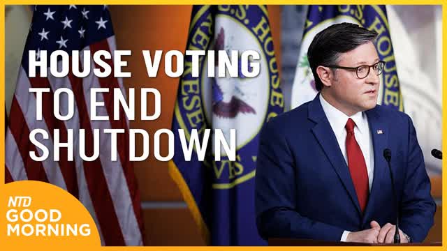 House to Vote on Reopening Government; Cold Weather Arrives Early | NTD Good Morning (Nov. 12)