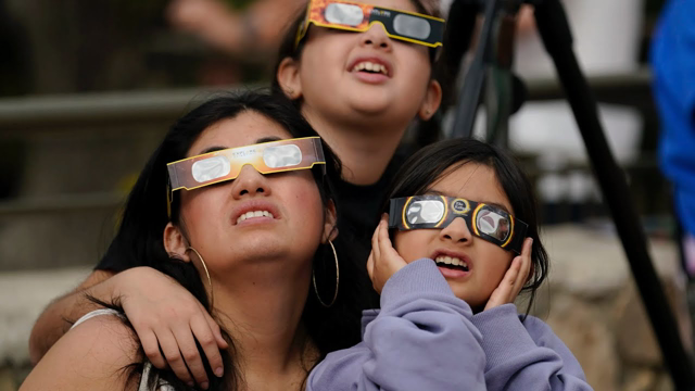 LIVE: Skywatchers Gather to Watch Solar Eclipse