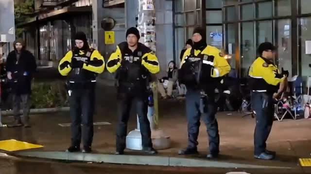 Increased Police As City Awaits Deployment Decision
