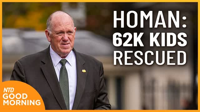 Homan: 62K Smuggled Kids Rescued; Trump Hosts Kennedy Center Honors | NTD Good Morning (Dec. 8)
