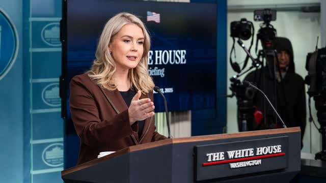 LIVE: White House Press Secretary Holds Press Briefing