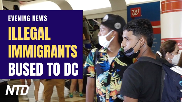 Busload of Illegal Immigrants Arrives in DC; NYC Subway Shooting Suspect Arrested | NTD
