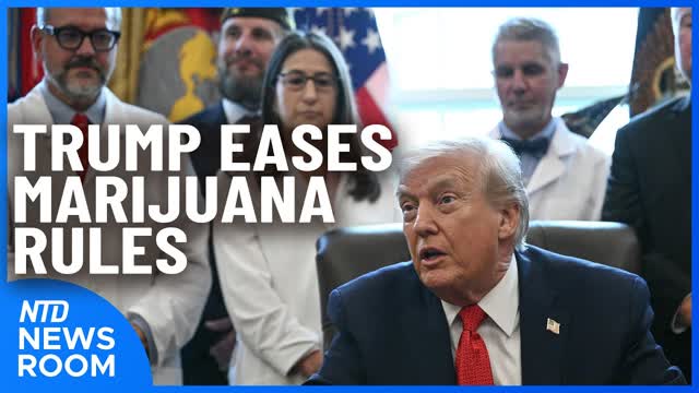 President Trump Eases Cannabis Law; Brown Shooting Person Of Interest Found | NTD Newsroom (Dec. 18)