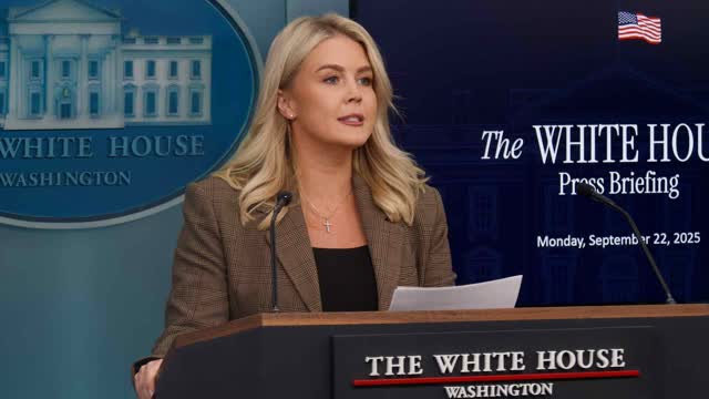 LIVE: White House Press Briefing by Press Secretary Karoline Leavitt