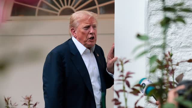 LIVE: Trump Talks to Press While Departing the White House