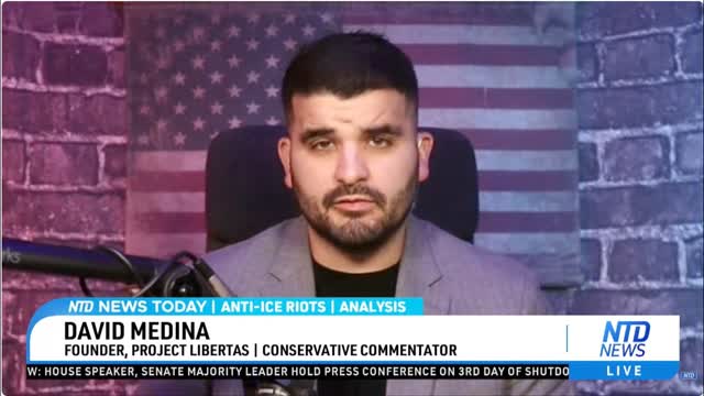 Anti-ICE Protesters Say They�re Being Paid: Independent Journalist David Medina