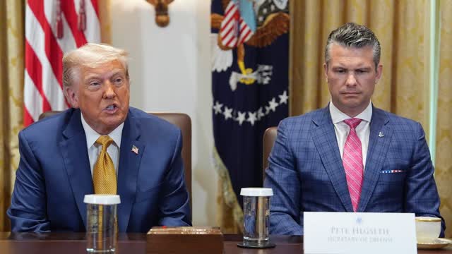 LIVE: Trump, Hegseth Meet With Senior US Military Leaders