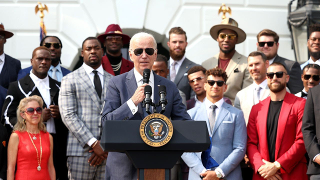 LIVE: Biden Welcomes Kansas City Chiefs to White House