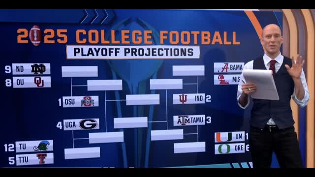 Oregon, Ole Miss Flip Flop in Latest College Football Playoff Projections