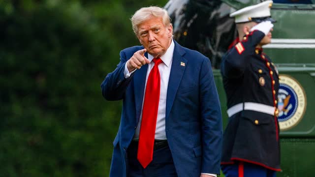 LIVE: Trump Returns to White House After Weekend in Bedminster