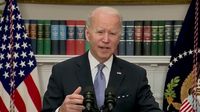 Joe Biden Stumbles Over Statement In Support Of Ukraine By Saying U.S. Will "Provide...Forces"