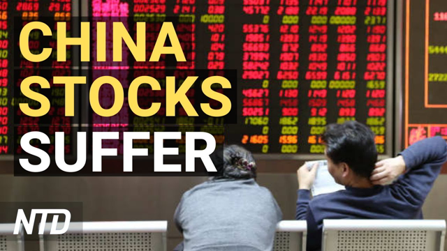 China Stocks Suffer Amid CCP Regime Crackdown; Tesla Profits From Cars for First Time | NTD Business
