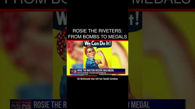 Rosie the Riveters, WWII's unsung heroes, finally receive the Congressional Gold Medal