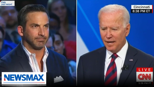 Biden blows off question from desperate restaurant owner | American Agenda on Newsmax