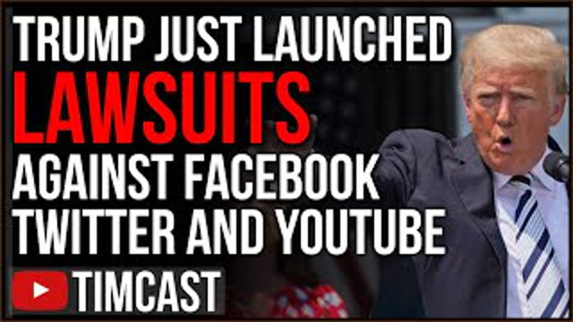 Trump Launches MAJOR Class Actions Lawsuits Against Big Tech over Censorship, Democrats Mock Attempt