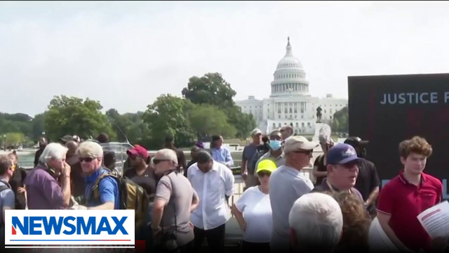 Media outnumbers protesters at 'Justice for J6' rally | REACTION | The Count