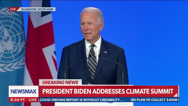 Biden: US is 'leading by the power of our example' on climate