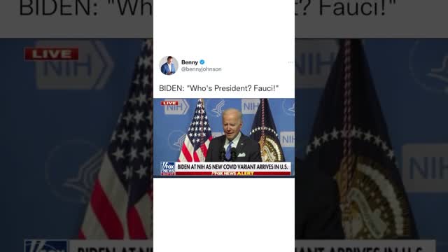 Nobody Voted For Him Nor Fauci!  #Shorts