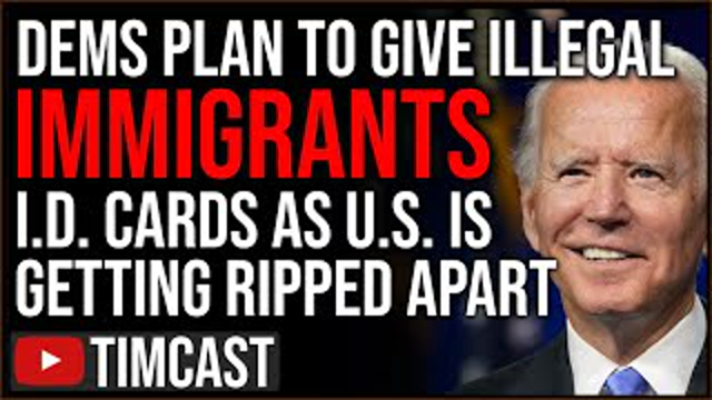 Democrats Plan To Give Illegal Immigrants ID Cards To Get US Benefits, 50% Believe Civil War Coming