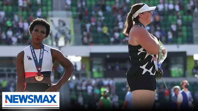 U.S. Olympic hopeful snubs flag during anthem | REACTION