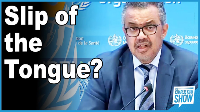 WHO Director-General's Slip of the Tongue?
