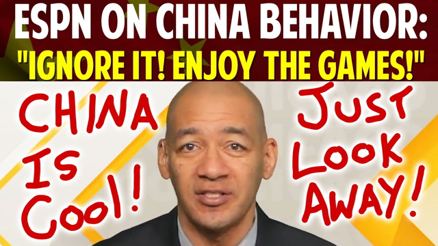 ESPN ON CHINA BEHAVIOR: "IGNORE IT! ENJOY THE GAMES!"