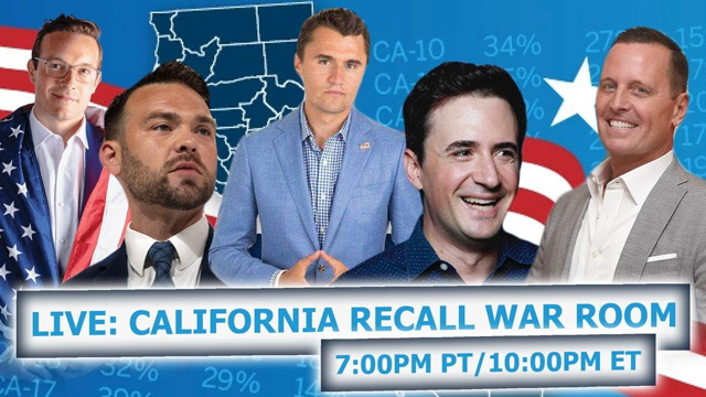 CALIFORNIA RECALL WAR ROOM: NEWSOM ON THE ROPES—Ft. Ric Grenell, Jack Posobiec, Benny Johnson & MORE