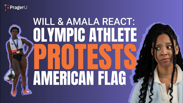 SHAMEFUL: Olympic Athlete PROTESTS the American Flag