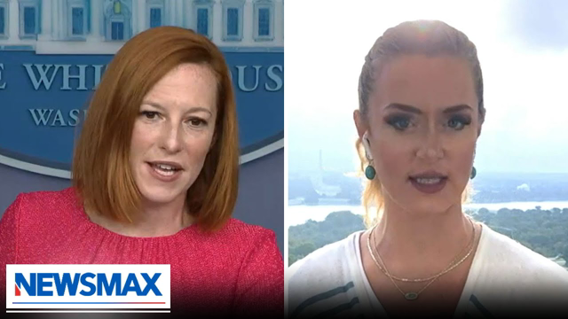 Emerald Robinson reacts to her spat with Jen Psaki over Biden's move against DeSantis