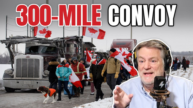 Massive 300-Mile Trucker Protest Hits Canada | @Pat Gray Unleashed