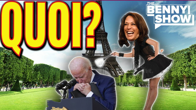 After Biden Farts Through Europe Kamala Kicks Off THE KACKLE TOUR - With Offensive FRENCH Accent