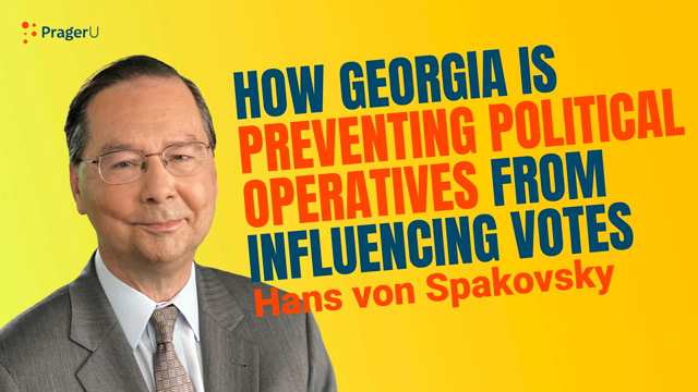 The Georgia Voter Reform Law PREVENTS Risk of Voter Fraud