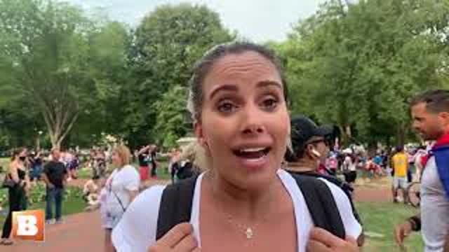 Protester Slams "Silent" Biden, Pope for Ignoring Human Rights in Cuba: "Where Are You?"