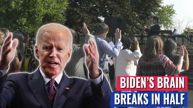 Biden Tries To Swear In New American Citizens But His Brain Breaks In Half
