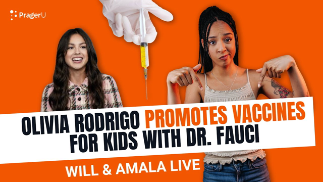 Olivia Rodrigo Promotes Vaccines for Kids with Dr. Fauci - Will & Amala LIVE