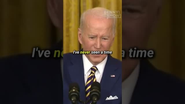 Biden Attempts To Explain His Poll Numbers