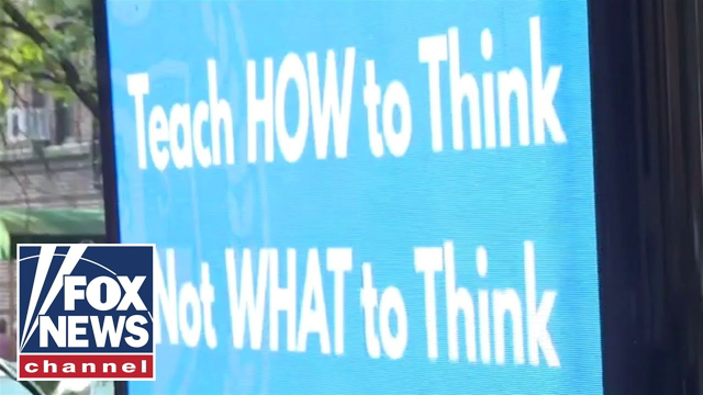 Parents place anti-'woke' ads outside NYC schools