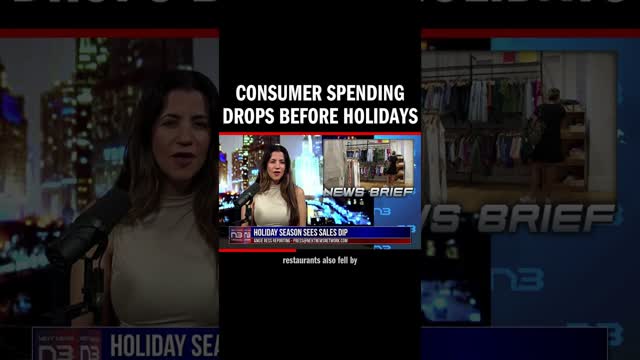 Update: Slight dip in consumer spending as holidays near