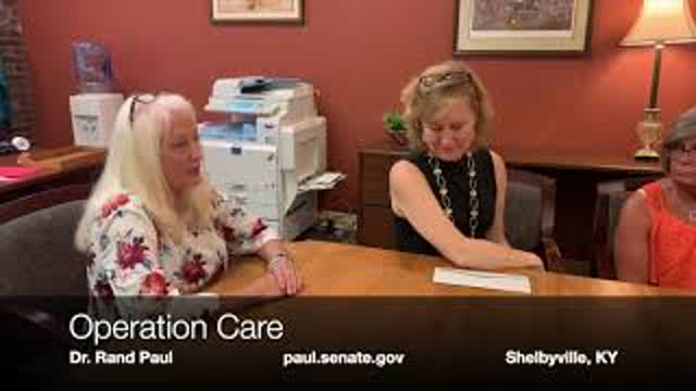 Dr. Rand Paul Visits Operation Care in Shelbyville, Kentucky - June 30, 2021