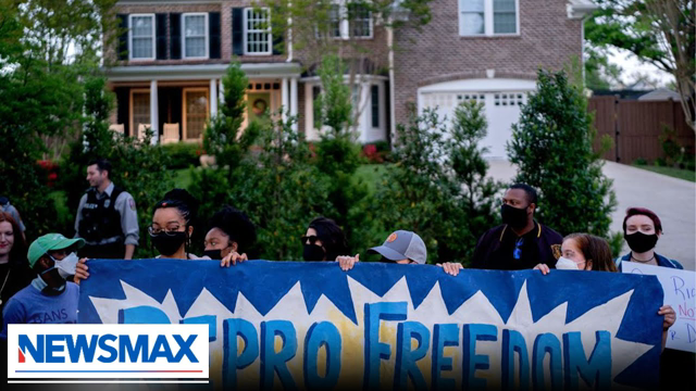 Pro-choice protests erupts outside of justices homes