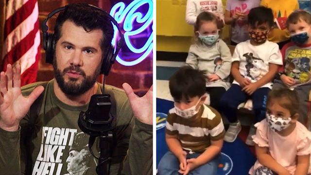PSYCHOPATH Teacher Indoctrinates Kids With MASK SONG! | Louder With Crowder