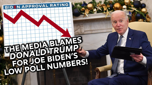 Joe Biden's Poll Numbers Are Tanking... BECAUSE OF TRUMP?!? (LOL)