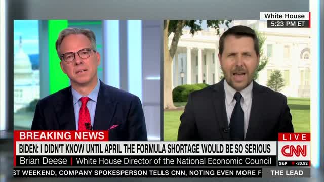Even CNN Isn't Buying Biden Admin's Excuses On The Formula Shortage: "Did Not Act Quickly Enough"