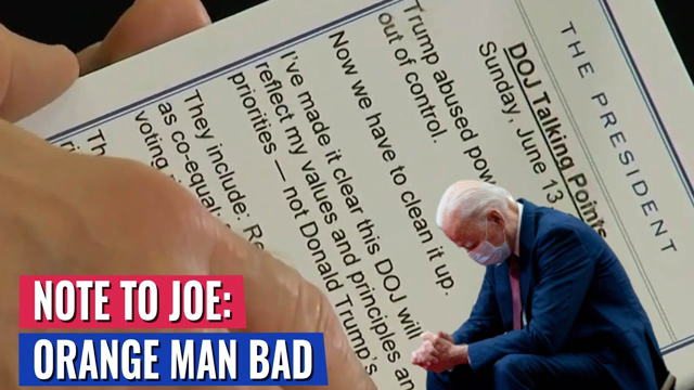 Reporter Secretly Captures What Is On Joe Biden's Notecards - This Will Shock You