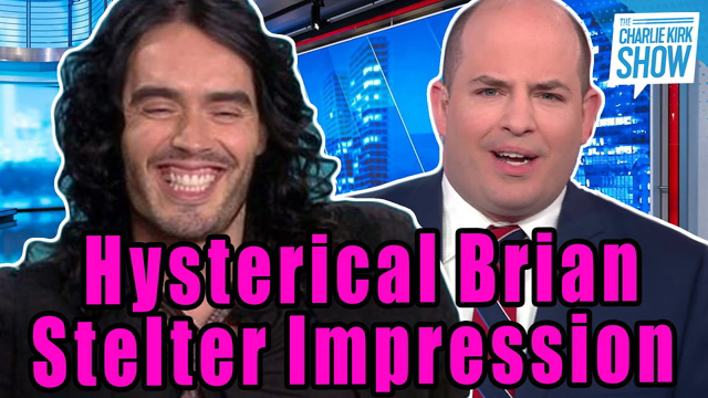 Russell Brand's Hysterical Brian Stelter Impression